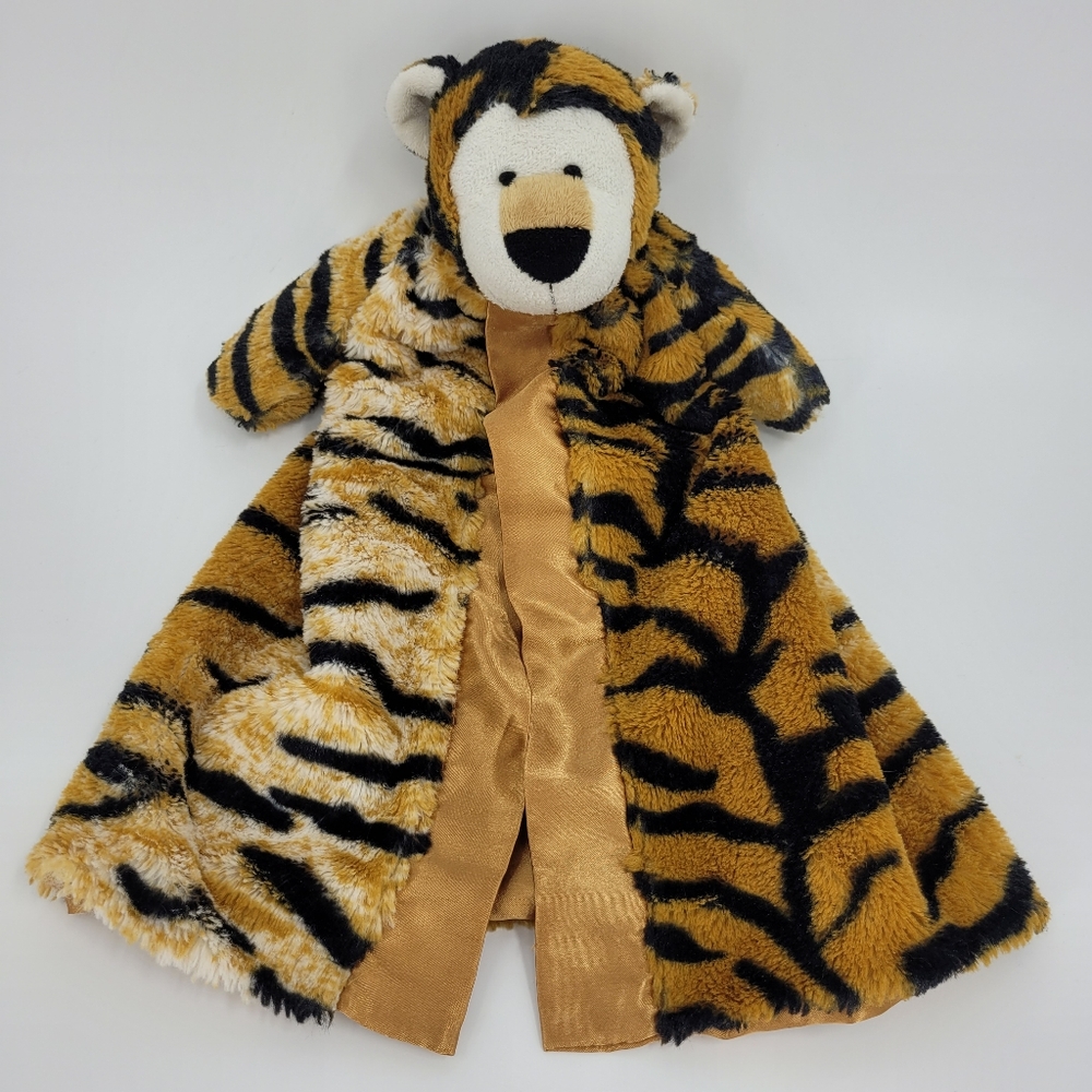 Pickles Journey Lovey Tiger Baby Security Blanket Plush Lovie Soft Fleece